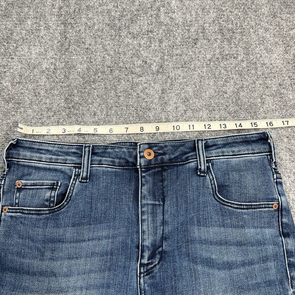 Anthropologie Pilcro Letterpress High Rise Bootcut Button Leg Jeans Sz 30 - Picture 10 of 14